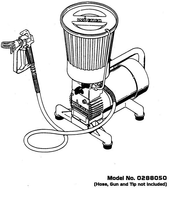 ED1075 Pro Pak Airless Paint Sprayer